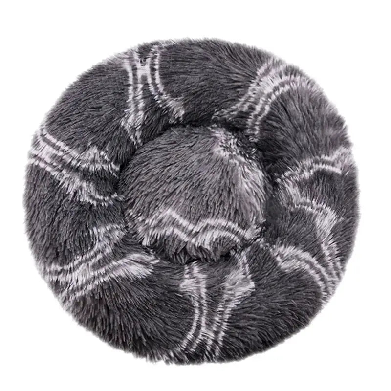 40-90cm Round Pet Bed In 6 Sizes For Large Dogs And Cats Super Soft Plush Bed For Winter Warmth