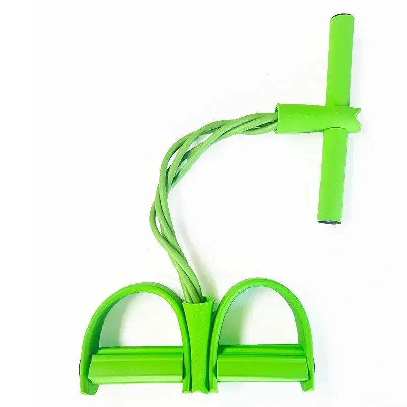 Four Tube Pedal Tensioner Home Fitness Equipment For Yoga Abdominal Strengthening With Elastic Band Tension Rope