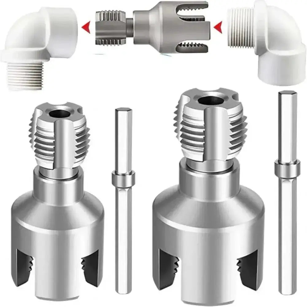 Integrated Internal And External Pipe Threading Tool Kit For Electric Drill PVC Pipe Threader