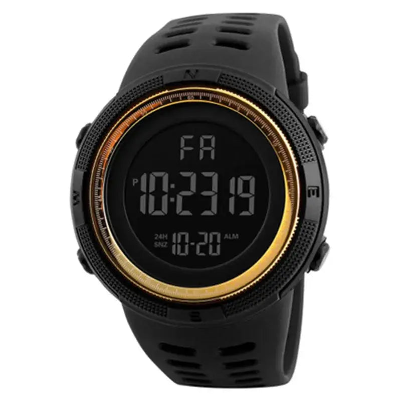 TrailForge Military Sports Digital Watch With Luminous LED Display Shock Resistant Waterproof Durable