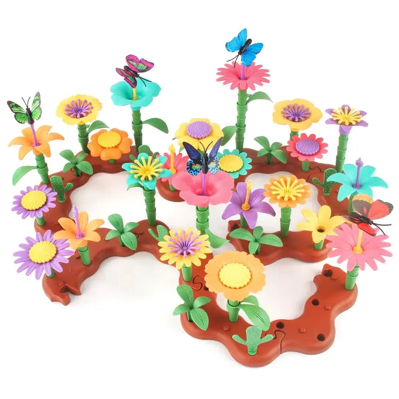 STEM Flower Garden Building Toy For Kids Aged Three To Seven Perfect Gift For Boys And Girls