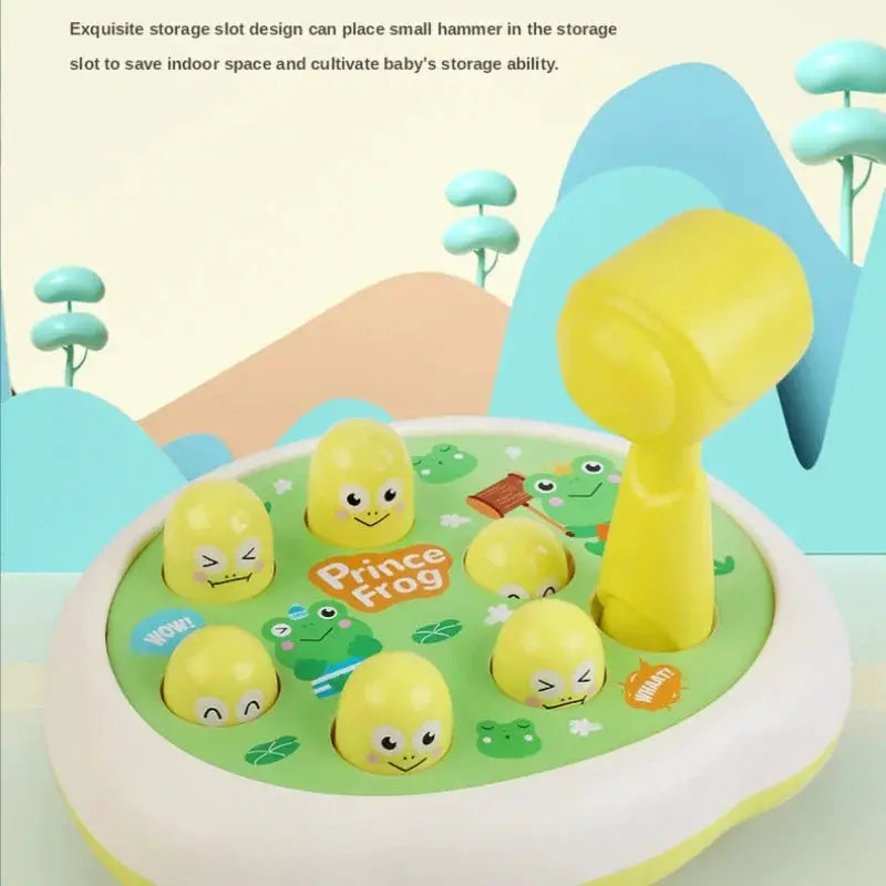 Cartoon Whac A Mole Montessori Baby Toy Educational Toddler Gift Animal Theme Knocking Game Parent Child Board Game Boy
