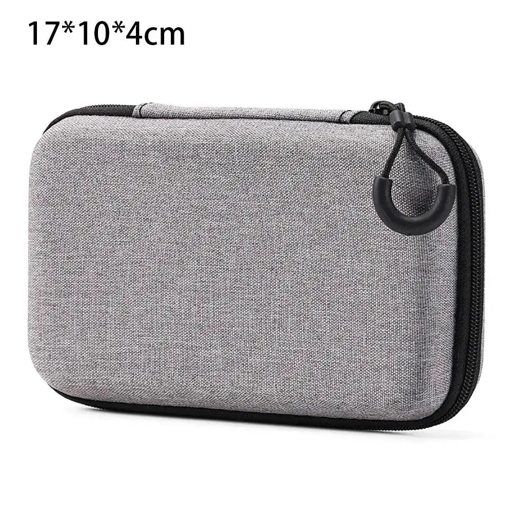 NovaGuard EVA Storage Bag Pouch Compact Zipper Case For AirPods Earphones Phones And Charging Cables