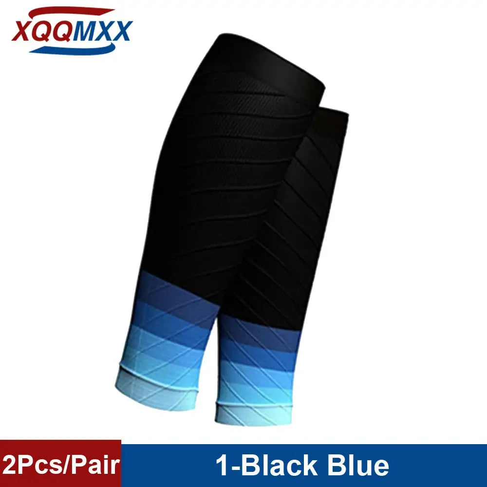 Compression Calf Sleeves For Men And Women 20 To 30 MmHg Footless Shin Splint Relief For Running Cycling