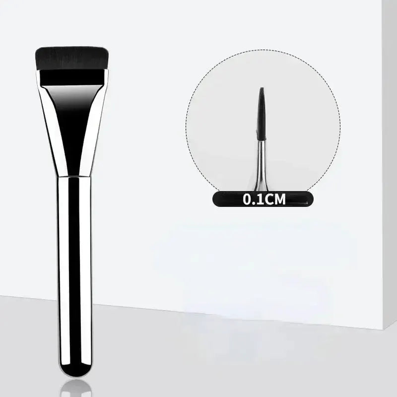 SilkLine Ultra Thin Foundation Brush For Precise Contour And Flawless Cream Makeup Blending