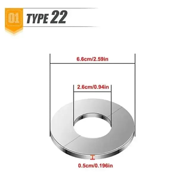 Self Adhesive Stainless Steel Faucet Cover Wall Plate Chrome Finish For Shower Water Pipe Bathroom Accessories