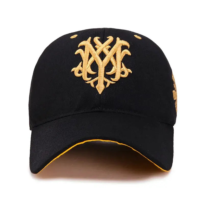 2025 Totem Flame Baseball Cap for Men and Women European and American Style Breathable Net Embroidered Sun Shield