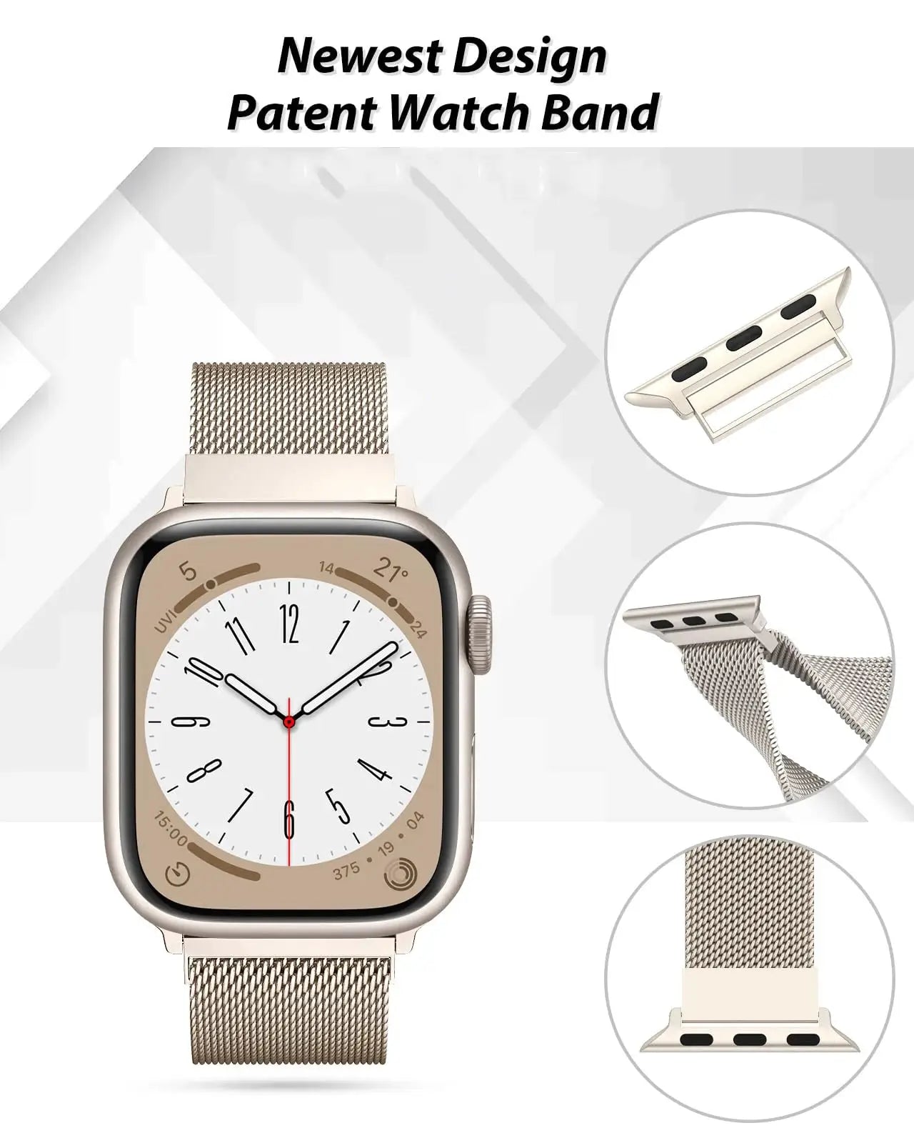 Milanese Strap For apple Watch Bands 44mm 40mm 45mm 49mm 41mm 42 44 46 mm Bracelet Correa iwatch Series 11 10 9 SE 7 8 Ultra3 2