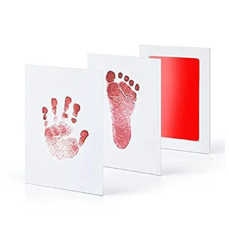 Safe Non Toxic Baby Footprint Kit Inkless No Touch Handprint For 0 To 12 Months Newborn Souvenir