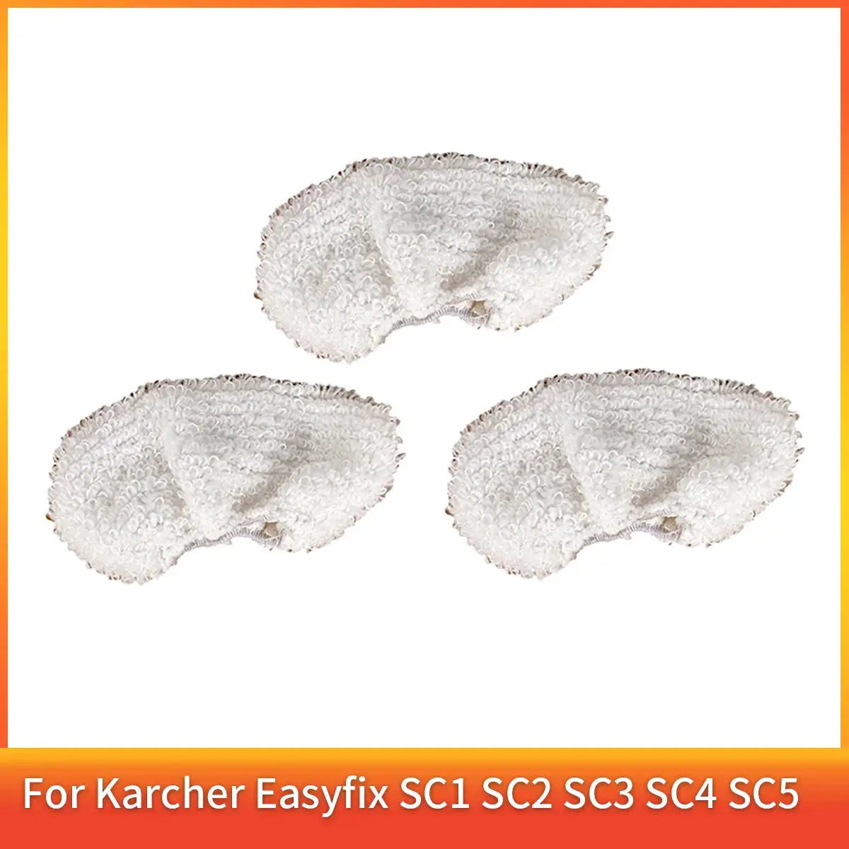 BPfire Steam Cleaning Mop Cloth Floor Mop Pad Compatible With Karcher Easyfix SC1 SC2 SC3 SC4 SC5 Steam Vacuum Cleaner