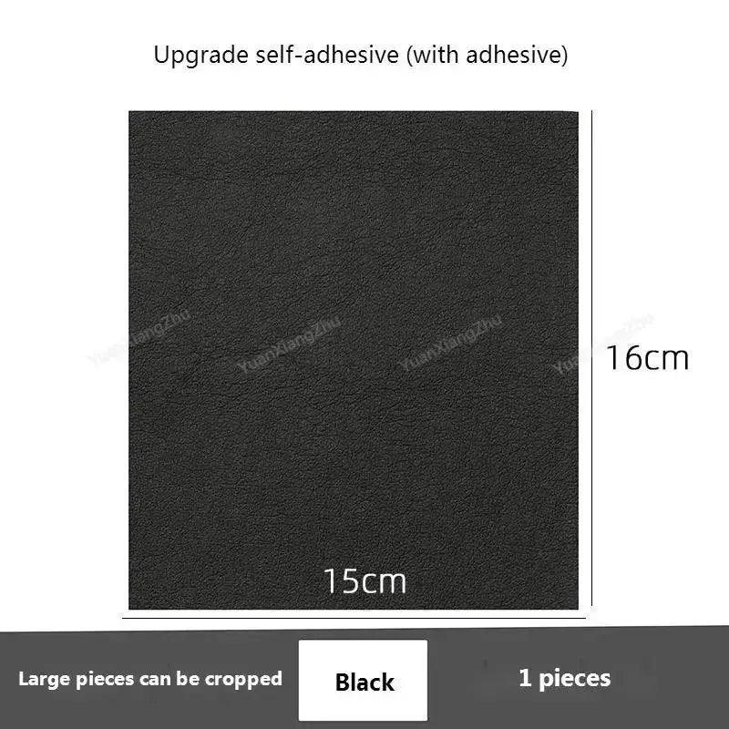 Simples Market black self-adhesive shoe repair patch for sports sneakers, 15x16 cm, 1 piece, heel protection