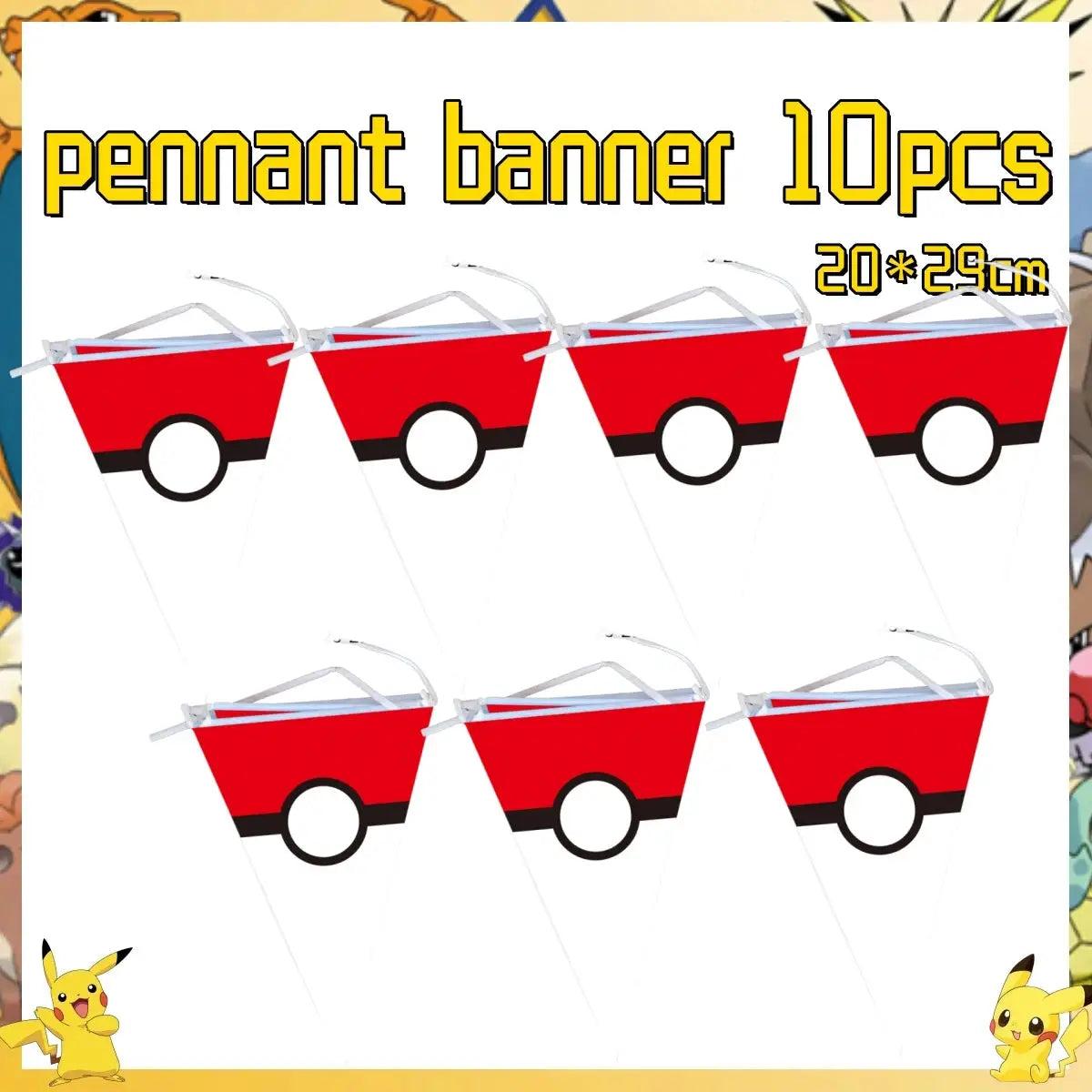 Pokemon Pikachu Birthday Party Decor Set Disposable Tableware Tablecloth Cups Plates Napkins Balloons Baby Shower Kids
