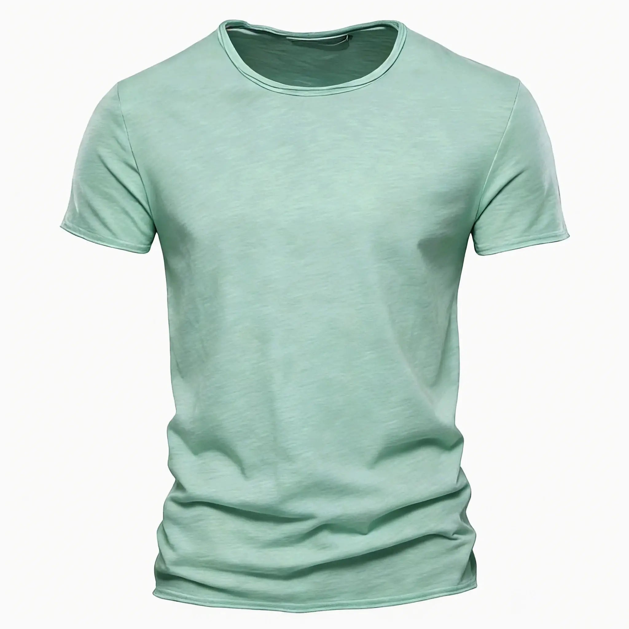 100 Percent Cotton Mens T Shirt Short Sleeve O Neck Solid Casual Tee For Fitness Summer Home Wear