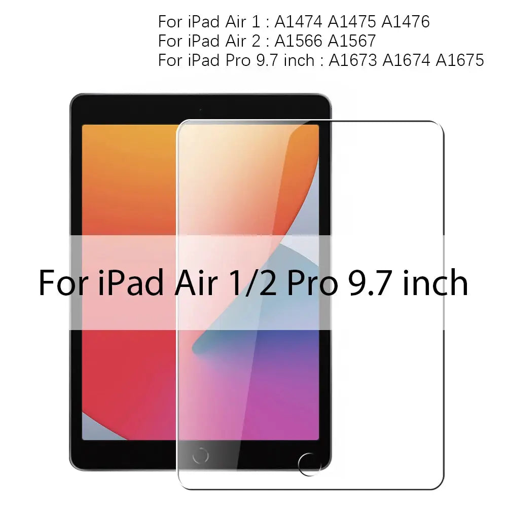 NovaShield Tempered Glass Screen Protector for iPad Pro Air Mini 11 12.9 10.2 Models Ultra Clear and Scratch Resistant