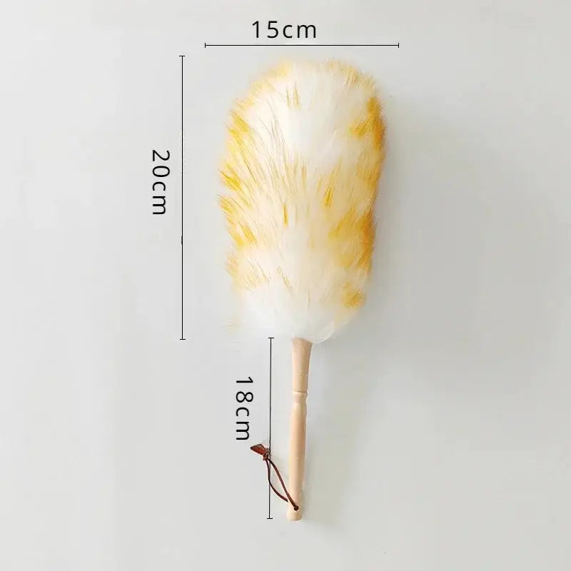 Scalable Wool Duster For Home And Car Cleaning Washable Dust Brush Gentle On Delicate Surfaces