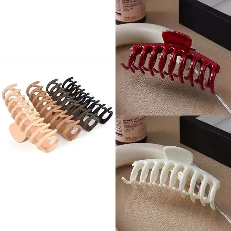 Geometric Matte Hair Claw Set - Simples Market