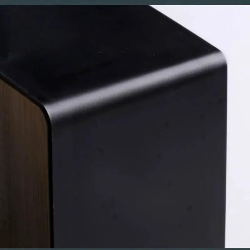 Bamboo and Solid Wood Tissue Box Napkin Holder Case for Home and Hotel Use Elegant Table Decor Storage Box