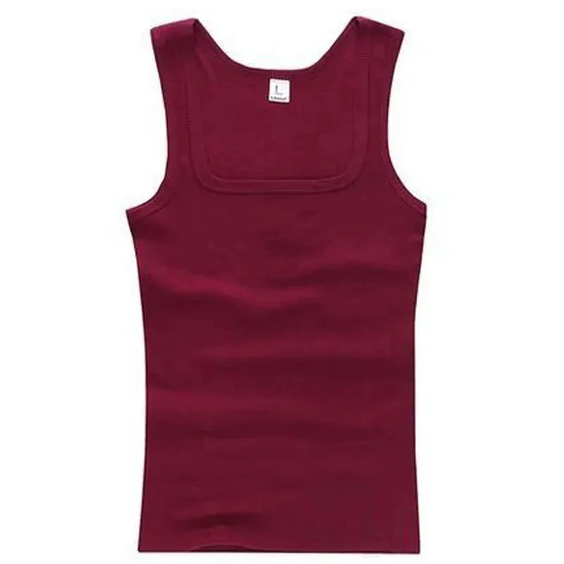 2024 Mens Pure Cotton Tight Tank Tops For Casual Sports Quick Drying Sleeveless Bodybuilding