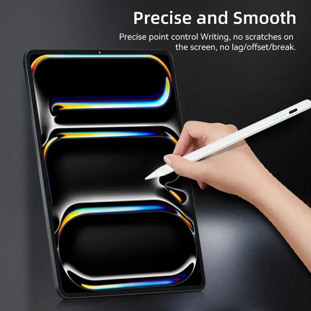 NovaTech M3 iPad Stylus Pen Palm Rejection for Pro 11 12.9 13 Air Mini 5 6 7 Type C Quick Charge 10 Hours