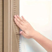 2m Wall Height Measurement Card Durable PC Material Writable Removable Ideal for Room Decor