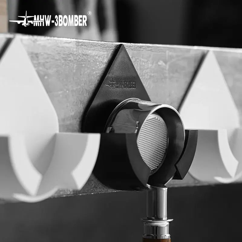 MHW 3 Bomber ABS Droplet Universal Portafilter Holder Hanging Rack for Professional Home Baristas and Accessories
