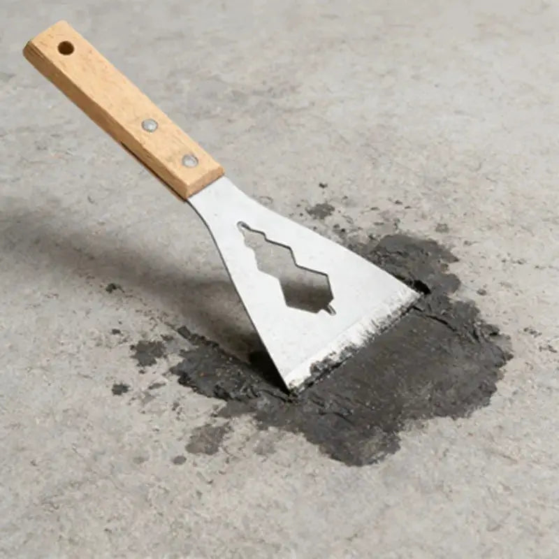 Multifunctional Shovel With Thickened Stainless Steel Construction And Long Ergonomic Handle For Household Dust Scraping
