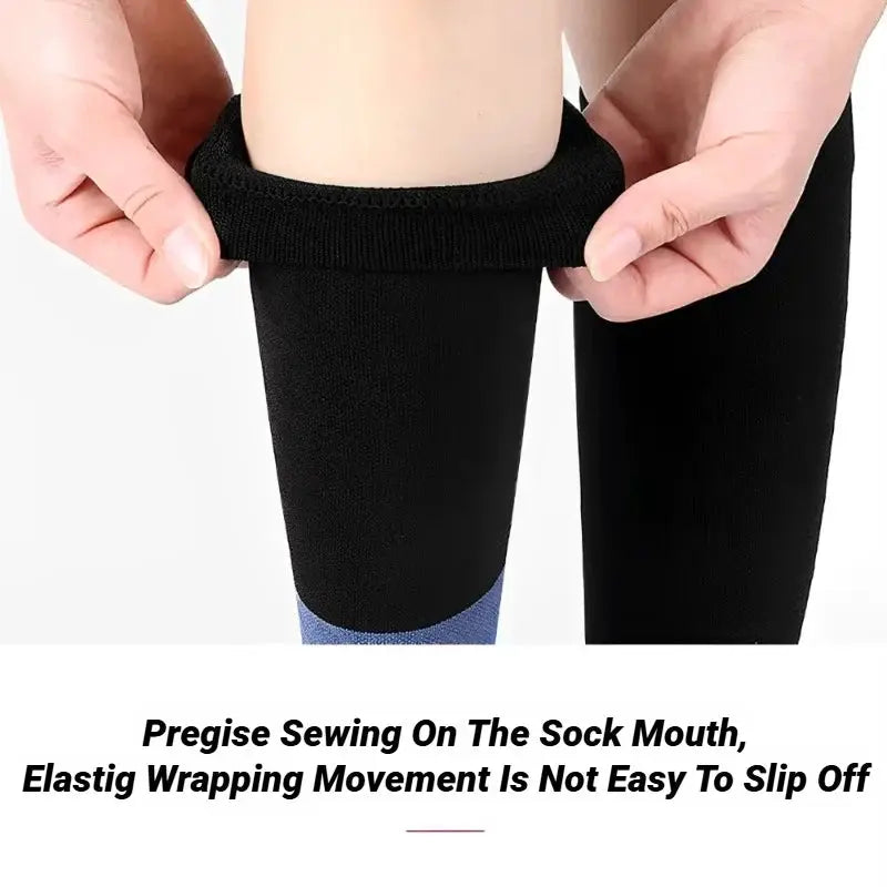 1Pair Calf Compression Sleeves for Running 20 to 30 MmHg Leg Sleeves Shin Splint Relief Varicose Vein Fatigue Men Women