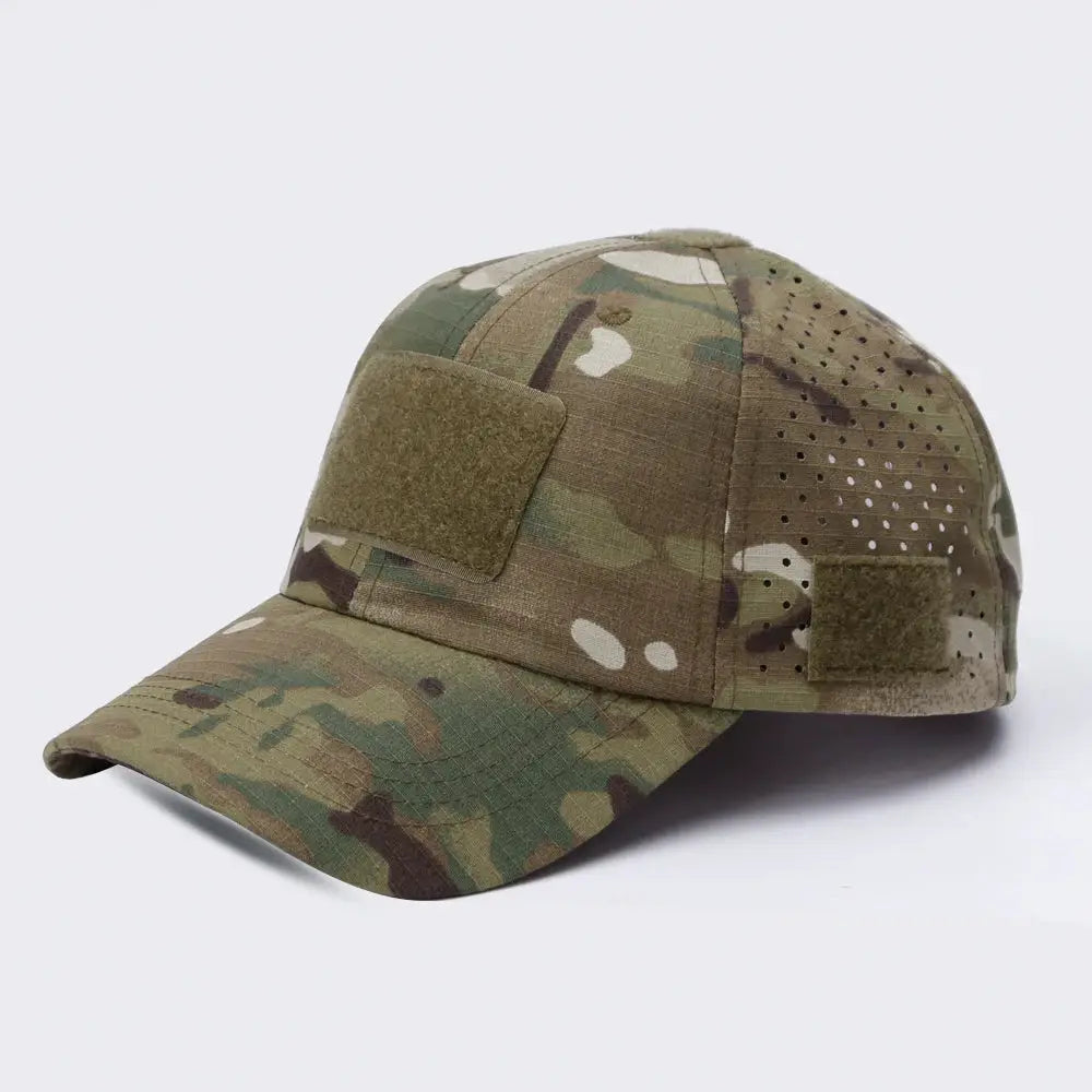 Mens Camouflage Baseball Cap Breathable Sun Protection Hat For Outdoor Sports Hunting Hiking Camping Beach Fishing