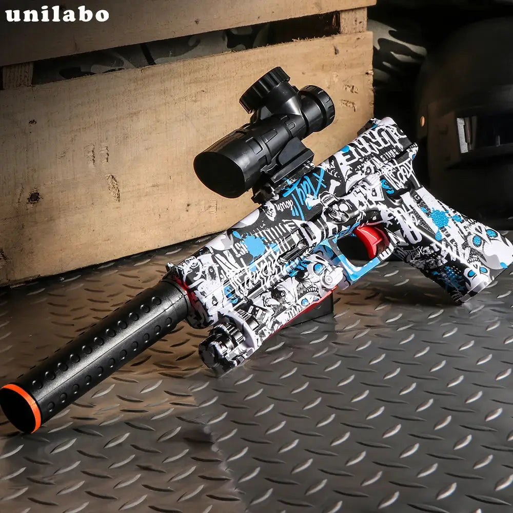 M416 Electric Blaster Gun Set High Precision Shooting Toy For Outdoor Play And Birthday Gift Ages 14 And Up
