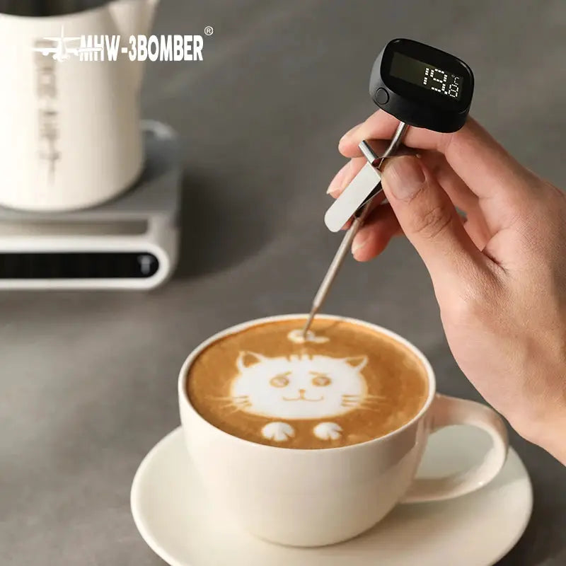 MHW3BOMBER Instant Read Digital Thermometer For Cooking BBQ Camping Coffee Pot Barista Kitchen Accessories