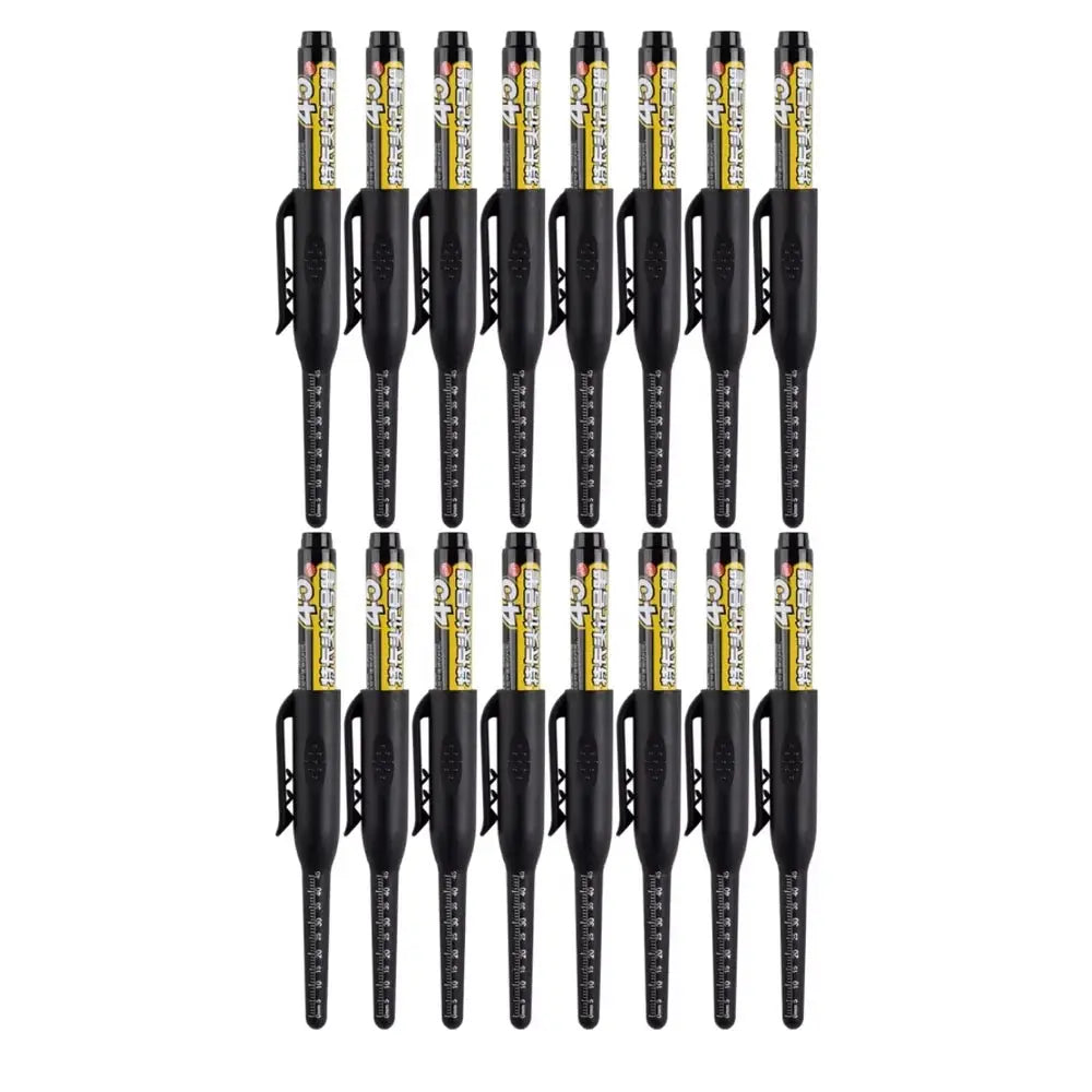 45mm Waterproof Long Head Marker Pen for Deep Hole Marking Tile Carpentry Woodworking Multi Purpose Ink Black Blue Red