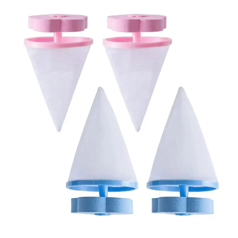 Plum Blossom Washing Machine Filter Hair Catcher Ball Mesh Reusable Pet Fur Lint Cleaner For Laundry