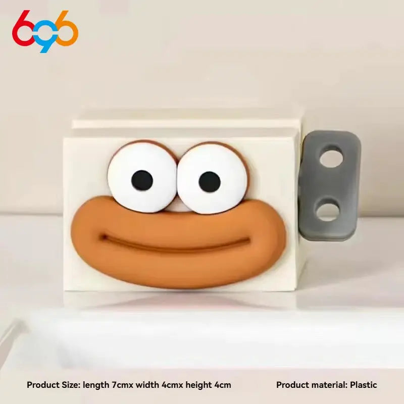 Cartoon Manual Toothpaste Squeezer and Facial Cleanser Roller Stand
