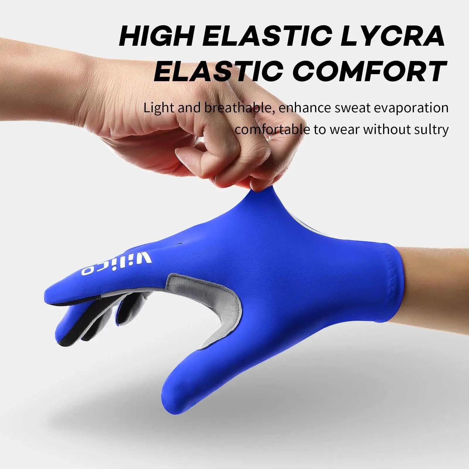Vilico Professional Outdoor Cycling Gloves With Sensitive Touch Screen Shock Absorption Anti Slip Wear Resistant