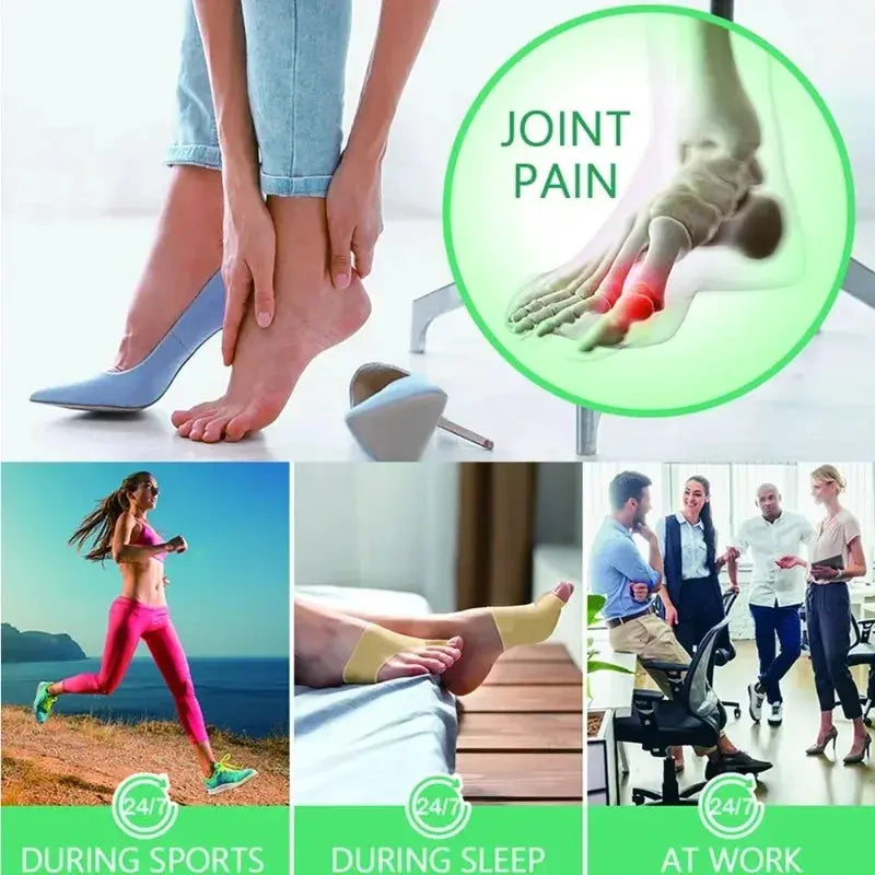 Hallux Valgus Bunion Corrector Orthotics Toe Separator for Foot Health and Pain Relief