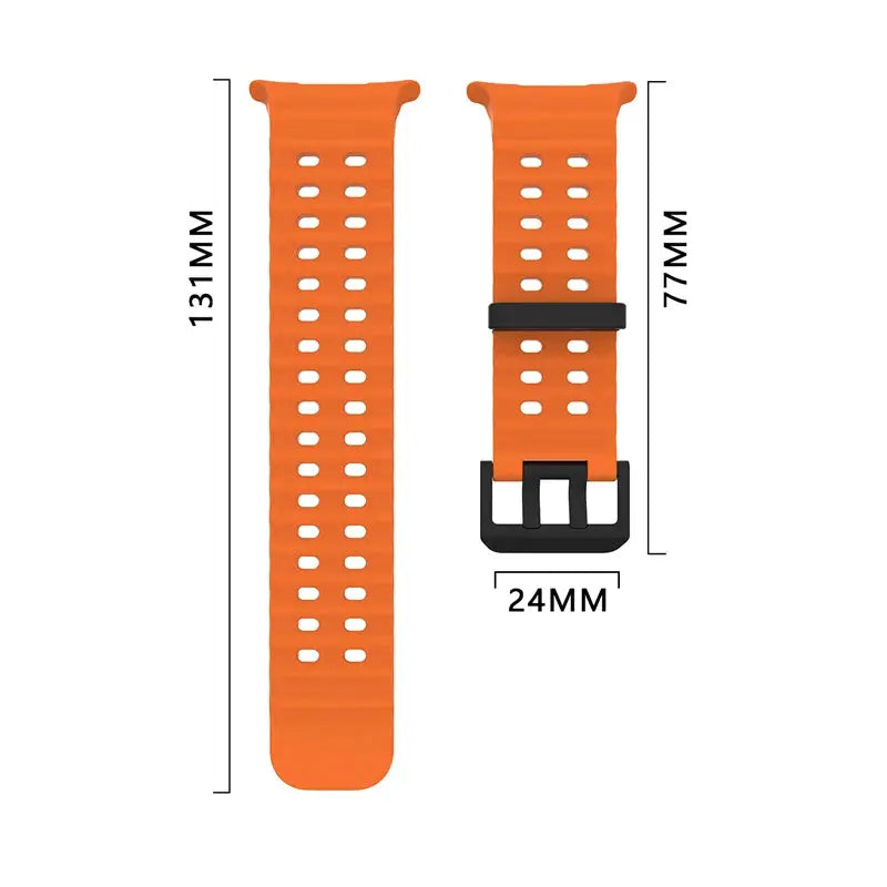 1:1 Marine Band For Samsung Galaxy Watch Ultra 2025 2024 Strap Accessories Sport Silicone Bracelet For Samsung Galaxy Ultra 47mm