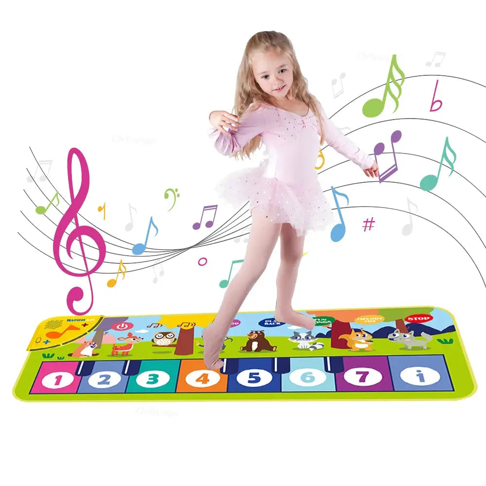 Piano Mat For Kids 80 By 30 Cm Floor Keyboard Dance Mat Play Musical Carpet For Toddlers Girls And Boys Gift