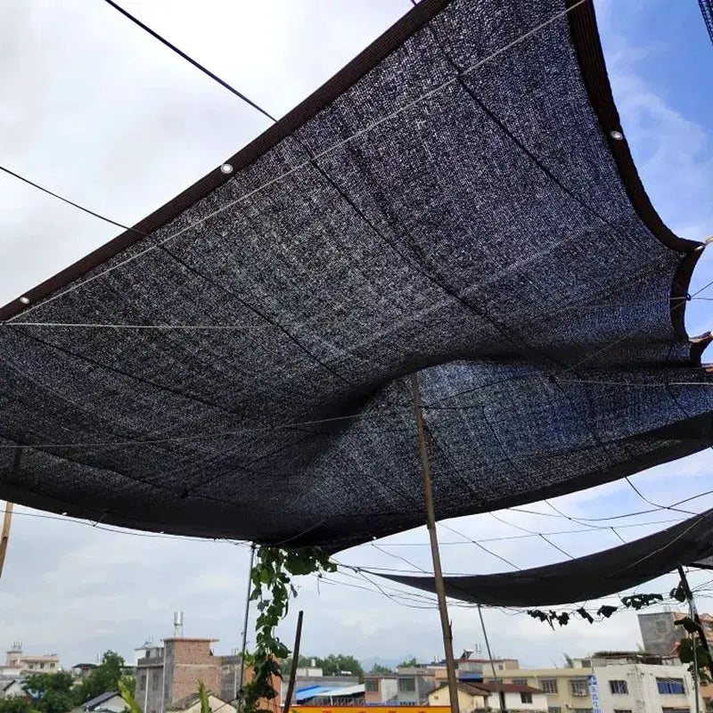 Sunshade net Simples Market, black HDPE anti-UV shade cloth for greenhouse and garden, 30–90% shading.