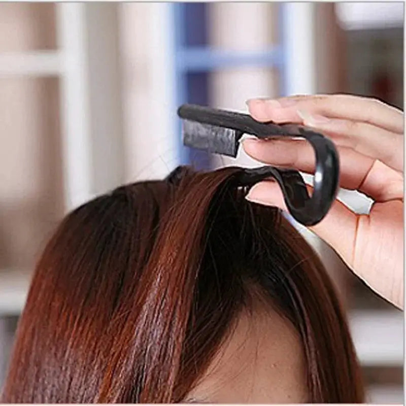 V Comb Hair Straightening Finishing Tool For Quick Style Touch Ups Sustainable Wheat Straw Clip For Wigs
