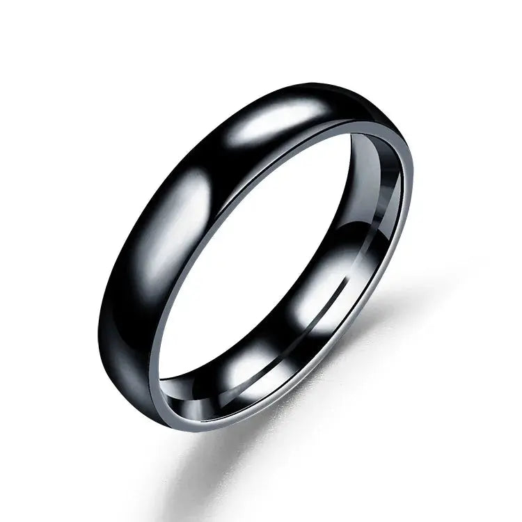2mm Rose Gold Stainless Steel Ring For Women And Girls Minimalist Fashion Jewelry Gift