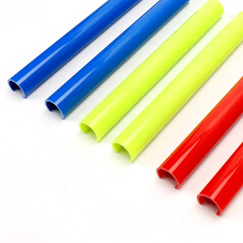 BMW front grille trim strips set of 5 in blue, neon lime, and red for M Sport V Brace decoration