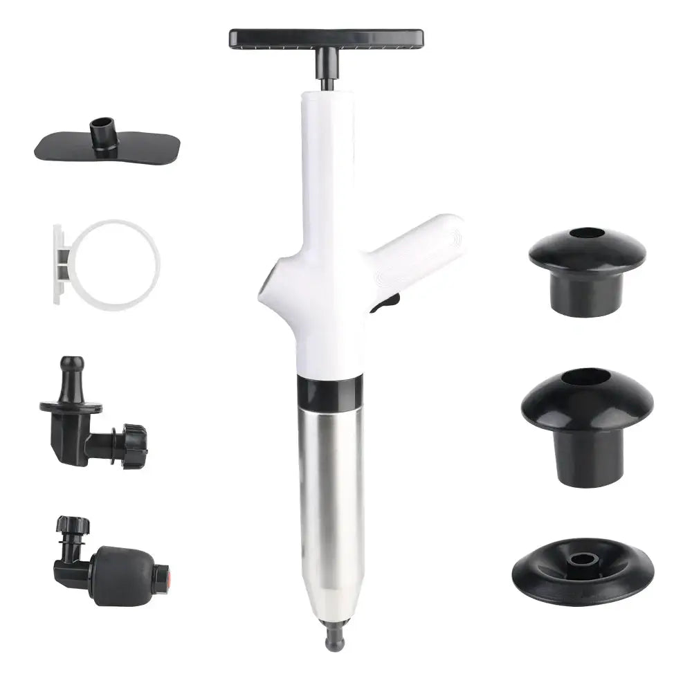 High Pressure Toilet Plunger Air Drain Blaster For Clogs And Sewer Pipes Unblocker