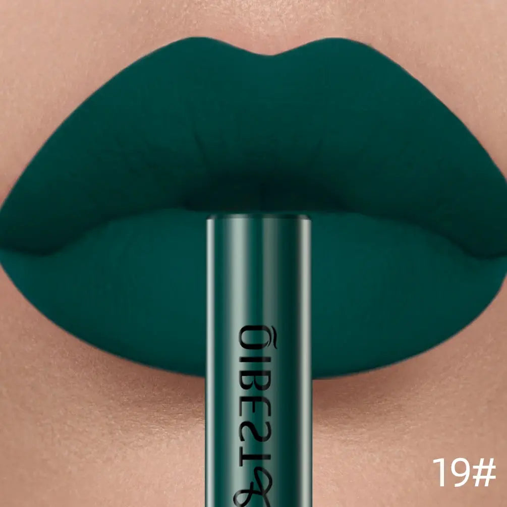 Qibest Matte Liquid Lipstick Waterproof Long Lasting Velvet Matte Lip Tint For All Day Color