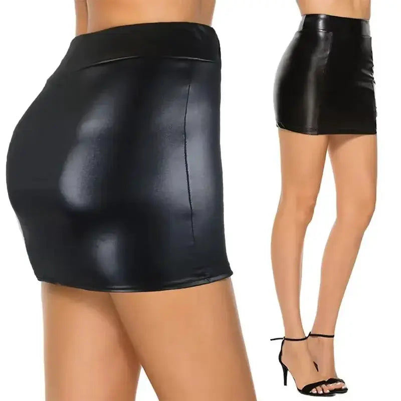 VogueVibe Women Summer Mini Skirt High Waist Slim Fit Pencil Bodycon Versatile Vintage Office Clubwear