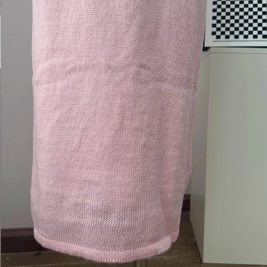 Three Piece Women Cardigan Vest Dress Set With Long Sleeve Outfit