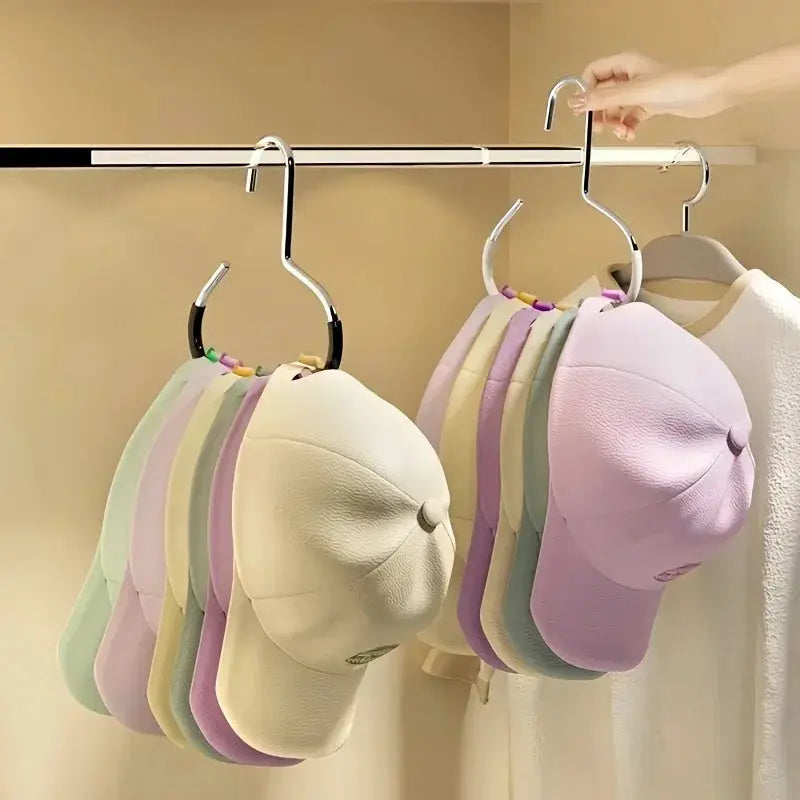 Versatile Round Hook For Hats Ties Scarves And Bags With Strong Load Bearing Non Deformable Construction