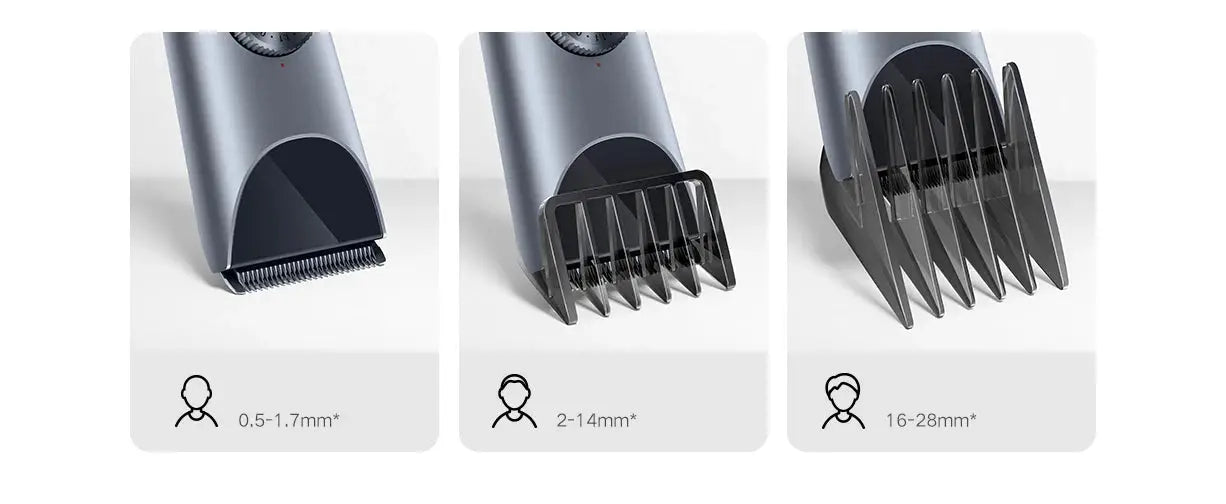MIJIA Hair Clipper 2 cordless clippers with titanium alloy blade and three guard sizes (0.5–28mm) Simples Market