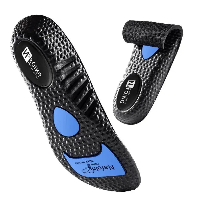 Men's Soft Sole Sports Insoles Shock Absorbing Breathable For Summer Comfort And Fatigue Free Standing Long Hours