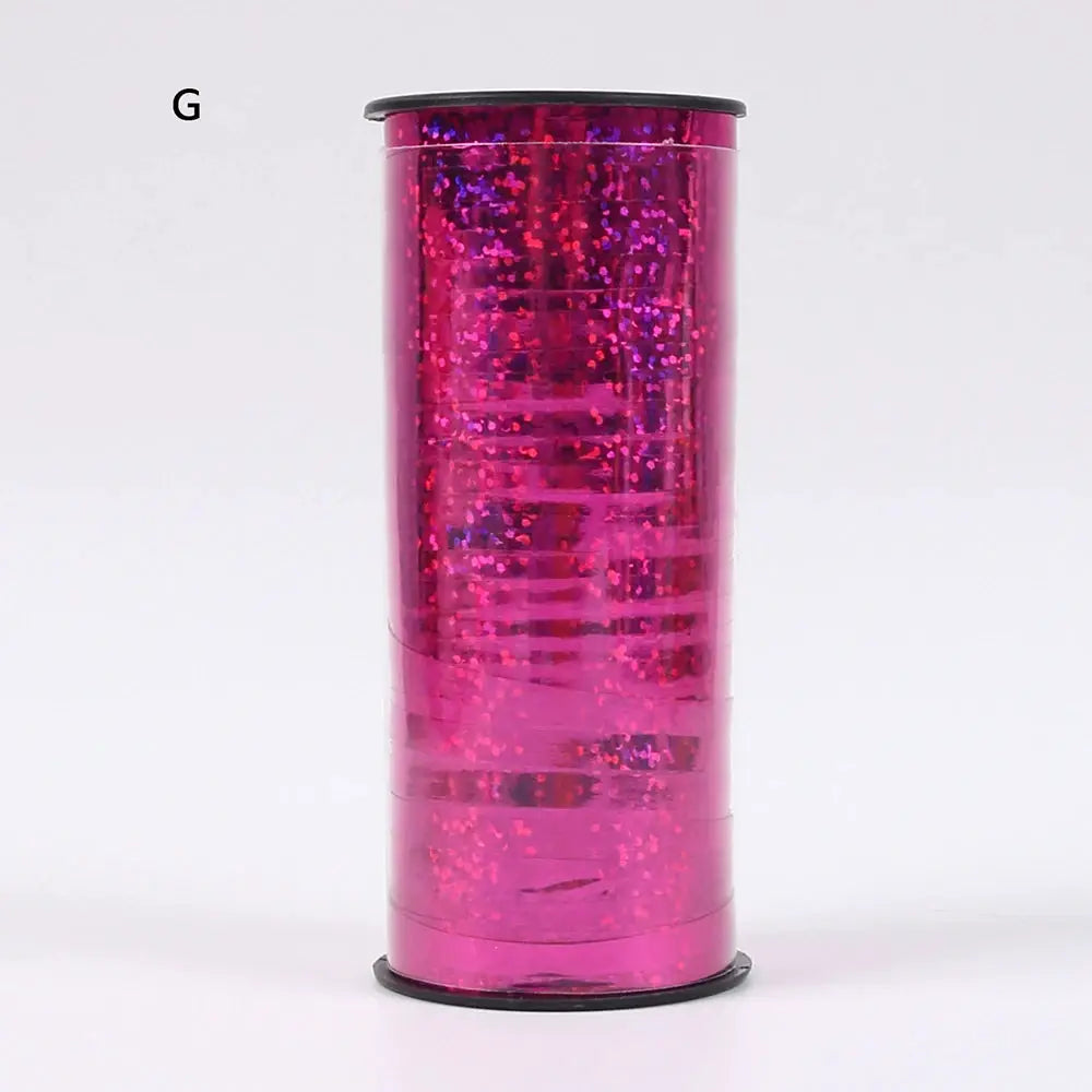 100 Yard Roll Glitter Curling Ribbons For Balloons Gift Wrap Crafts Christmas Birthday Wedding Party Decor