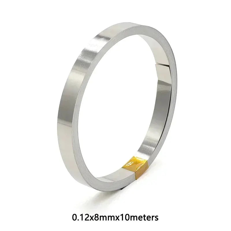 10m Roll Nickel Plated Steel Strip Connector For 18650 Li Ion Battery Spot Weld Belt 0.1mm 0.12mm 0.15mm 0.2mm